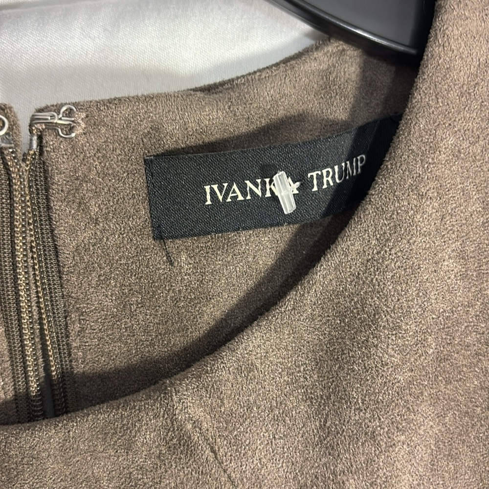 Ivanka Trump Faux Suede Dress sz 2 - Picture 5 of 9